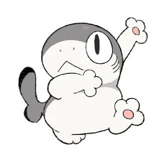 Video sticker 🕺 yogin幺菁 - shark kitty