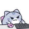 Video sticker 😡 cat @emojixoley