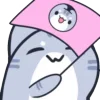 Video sticker 🥳 cat @emojixoley