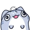 Video sticker 🫠 cat @emojixoley