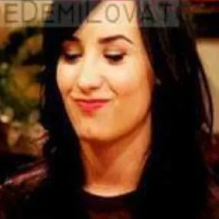 Telegram sticker 🤗 Demi Lovato Reacts by @ddlovatobr