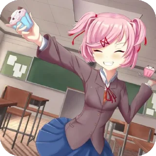 Video sticker 🪑 ddlc / ддлк нацуки :: @TgEmodziBot