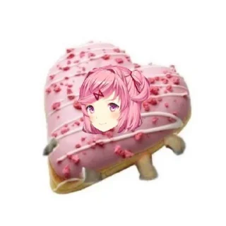Telegram sticker 👄 ddlc / ддлк нацуки :: @TgEmodziBot
