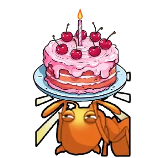 Telegram sticker 🎂 By_Stazys🤪