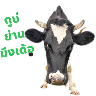 Telegram sticker 📯 บักงัวหัวคัว by.ดอกฟ้า