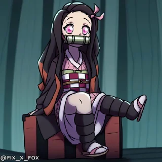 Telegram sticker 😀 @fix_x_fox Demon Slayer S4