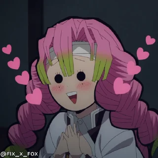 Telegram sticker ❤️ @fix_x_fox Demon Slayer S4
