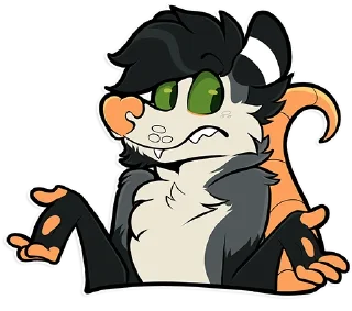 Telegram sticker 🤷‍♂️ Frindle's Custom Pack