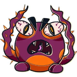 Telegram sticker 😡 blacklips