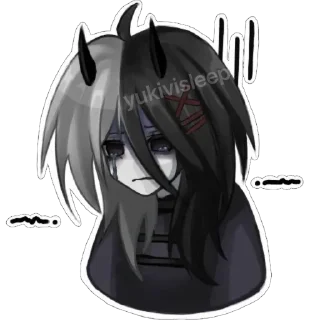 Telegram sticker 💧 @inclem3ntia by @yukivisleep ♡