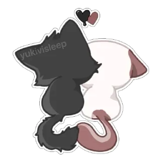 Telegram sticker 🫶 @inclem3ntia by @yukivisleep ♡