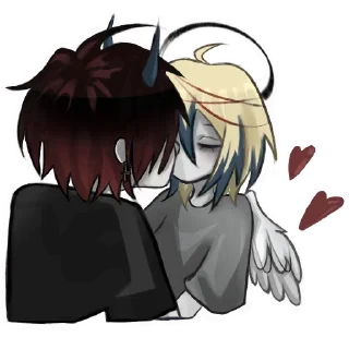 Telegram sticker 💋 @inclem3ntia by @yukivisleep ♡