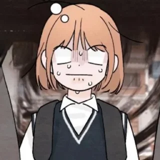 Telegram sticker 🍊 откровения юнности 1 @rrrrriom |@gofzir #Лиза