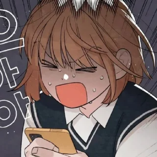 Telegram sticker 🍊 откровения юнности 1 @rrrrriom |@gofzir #Лиза