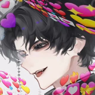 Telegram sticker 🥰 LOTM cringe