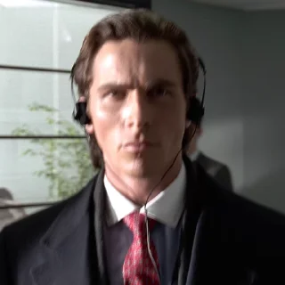 Video sticker 🎧 American Psycho by @slikery_goslinga