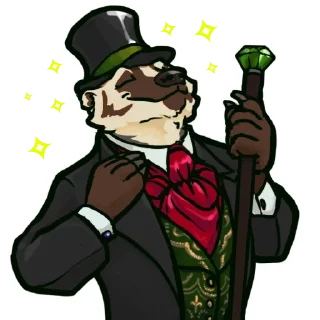 Telegram sticker 🎩 Vertanir 2.0 You Can (Not) Saunter