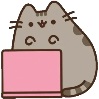 Telegram sticker 💚 Pusheen 13