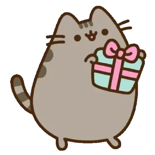 Telegram sticker 💚 Pusheen 13
