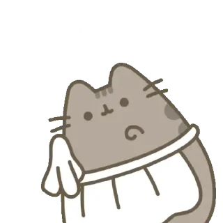 Telegram sticker 💚 Pusheen 13