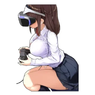 Telegram sticker ☁️ Больше тут ➜ @Sempai_Stickers 💘