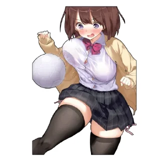 Telegram sticker ☁️ Больше тут ➜ @Sempai_Stickers 💘