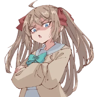 Телеграм стикер 😠 Neuro-sama - Rune/paccha!!