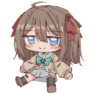 Телеграм стикер 😁 Neuro-sama - Rune/paccha!!