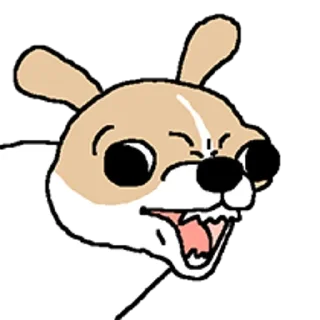Telegram sticker 😀 치왈왈 2