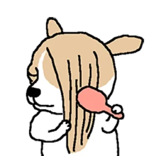 Telegram sticker 😀 치왈왈 2