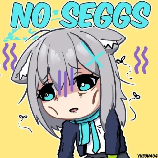 Telegram sticker 🤒 Arona's Hideout Live Reaction 4