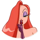 Telegram stiker 🤫 Jessica Rabbit