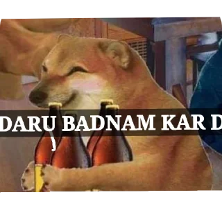 Telegram sticker 🍽 BAKCHODI STICKER BY Johnnysins178