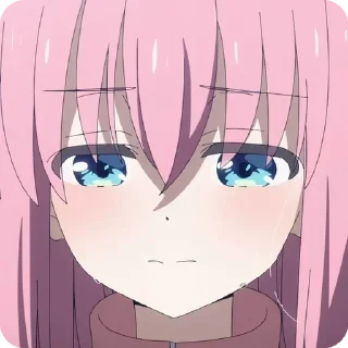 Telegram sticker 😢 - Join : @AHMSHY 🫧 Bocchi the Rock