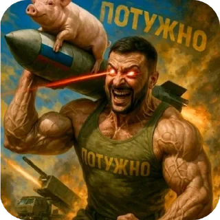 Telegram sticker 💪 Яма с мемами