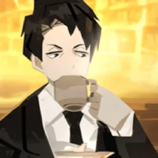 Telegram sticker 🍵 @Roland_Omega it's just me :: @fStikBot