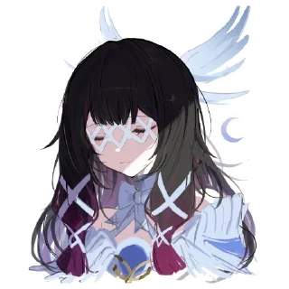 Telegram sticker 🙂 Columbina @stickersMH