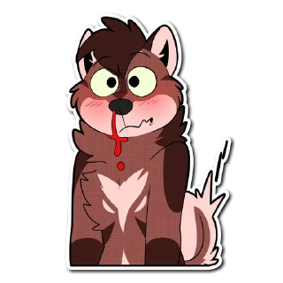Telegram sticker 😳 SkylarShibe