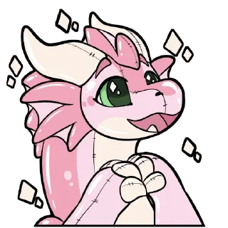 Telegram sticker ✨ Cerisey Dragon Pooltoy