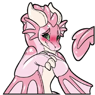 Telegram sticker 🥰 Cerisey Dragon Pooltoy