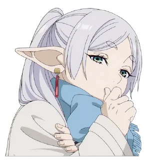Telegram sticker 🤔 Frieren (@dasein0)