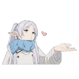 Telegram sticker 😘 Frieren (@dasein0)