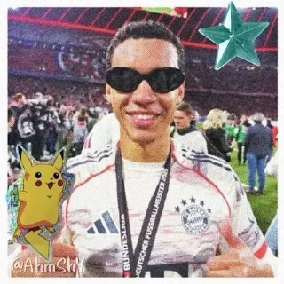 Video sticker ⚽ - ᗷY @ahMshY 𓉮 . Jamal Musiala