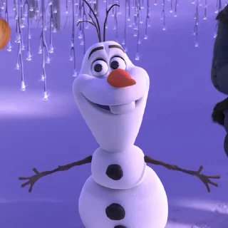 Video sticker ☃️ olaf by @Uniqeus