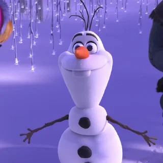 Video sticker ☃️ olaf by @Uniqeus