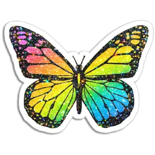 Telegram sticker 🦋 Butterfly ਤਿਤਲੀ @PunjabiSticker