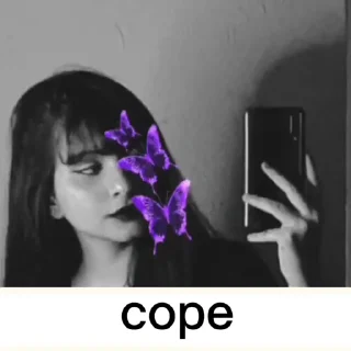 Telegram stiker 🙃 Cope Girls :: @fStikBot
