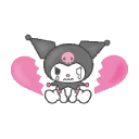 Telegram sticker 💔 Kuromi