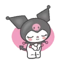 Telegram sticker 😊 Kuromi