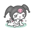 Telegram sticker 😭 Kuromi